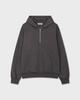Solid Half-Zip Hoodie [Dark Gray]