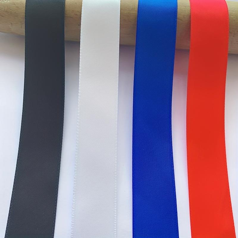 4m/13.12ft Each Bag Wide 2.5cm/0.98in Double Face Satin Ribbons Handmade DIY Sewing Trim Craft Webbing Clothing Hair Gift Wrapping Tie Home Festival