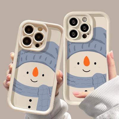 Christmas Phone Case for iPhone 11 13 12 14 15 16 Pro Max XR XS Samsung A15 A55 A05 Redmi 12 13C OPPO A16 A18 A60 Reno 11 Vivo Y17S Y12 Infinix Note