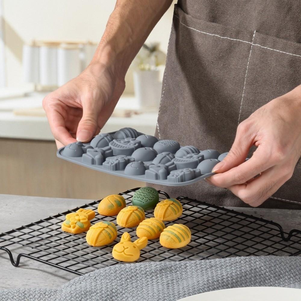 Multifunctional Easter Silicone Mold Non-stick Cake Decor Mold  Holiday Decoration