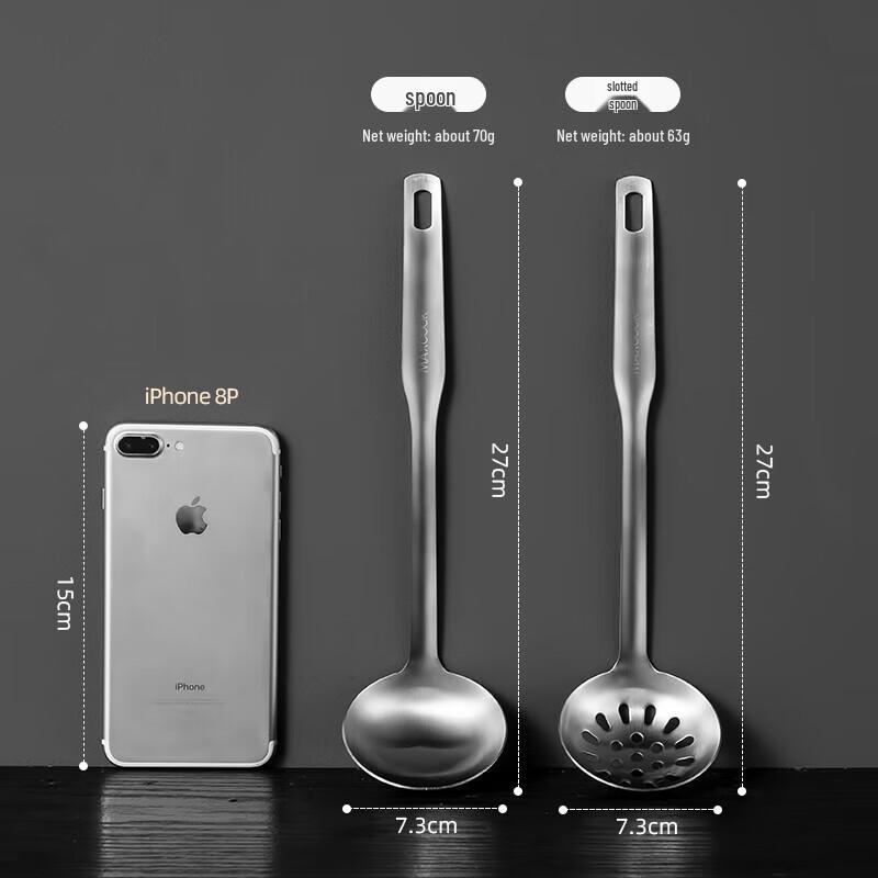 Stainless Steel Hot Pot Ladle & Skimmer Set