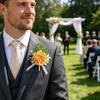 Simulated Rose Wrist Corsage Artificial Rose Wedding Boutonniere for Groom Bridesmaid Wedding Bridal Showers Proms