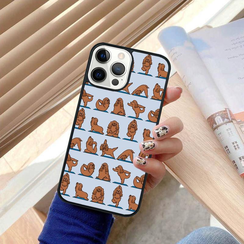 Cartoon Cocker Spaniel Mobile Phone Cases Cover For iPhone 17 Air 16 15 14 12 13 11 Pro MAX apple Plus Coque