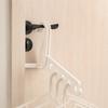2Pcs Door Mounts Strong ABS Hangers for Towels Jackets Arrangement Bendable Styles Minimal Space Saving