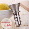 Best Utensils Stainless Steel Manual Lemon Juicer Squeezer Reamer 18/8 Stainless Steel Hand Held Citrus Juicer and Lemon Pourer (2)