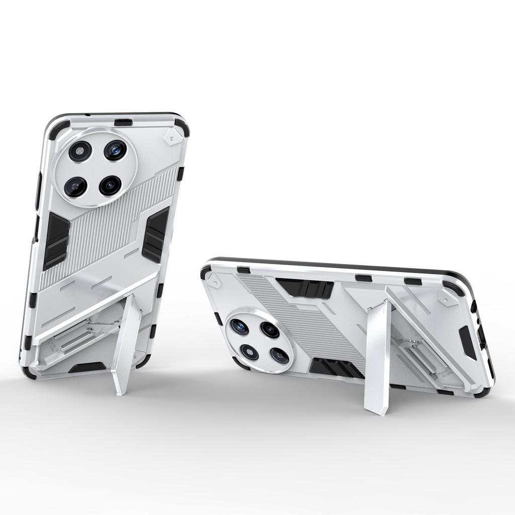 Für Realme 11 4G (159,9 x 73,3 x 7,95 mm) Ständerhülle TPU+PC Handyhülle