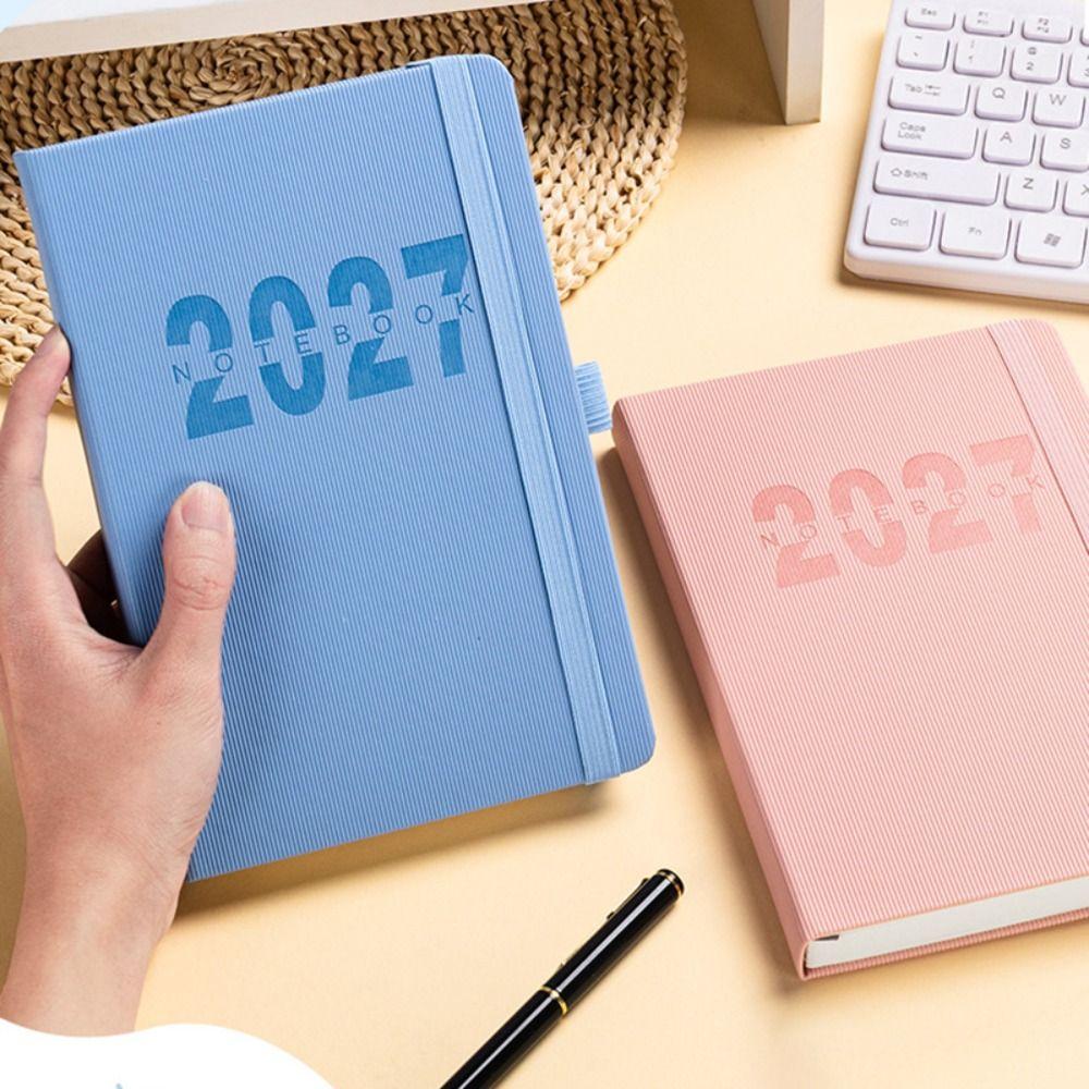 365 Days 2027 Planner A5 Agenda Book Portable English Planner  Students
