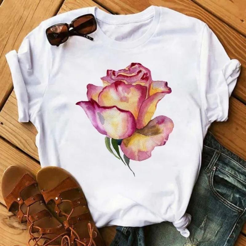 Funny Cat Pattern T-Shirt For Women Cute Pet Animal 3D Printed T Shirts Summer Fashion Tees Short Sleeves O-Neck Tops Streetwear