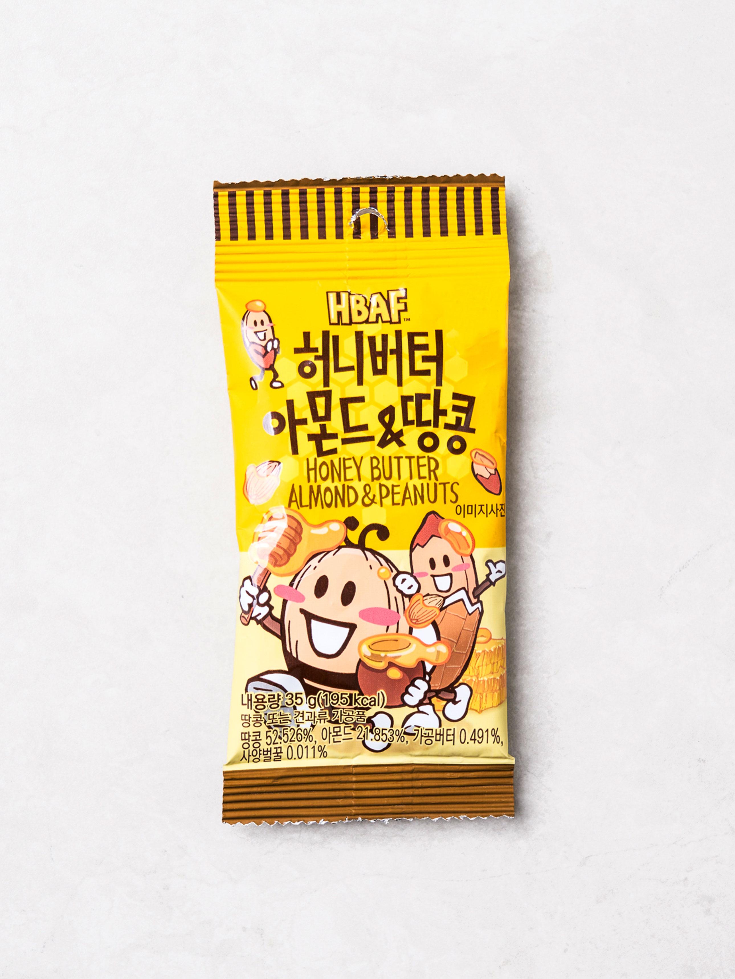 BAF Honey Butter Almond & Peanut 35g Snack Pack 1ea