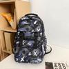 Women's Print Backpack Student Schoolbag Men's Large Capacity Travel Backpack