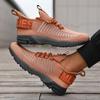 Men's Leisure Sneakers Summer Platform Anti Slip Jogging Shock-absorbing Training Strap Mesh Breathable Hiking Tenis Masculino