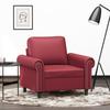 VidaXL Armchair Bordeaux Red 60 Cm Faux Leather 359497