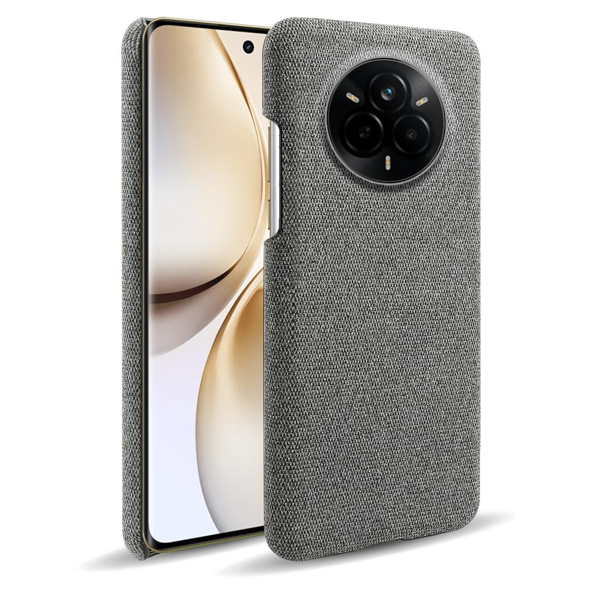 

Для Realme 14 Pro 5G Чохол для телефону Текстура тканини Захисна задня кришка з ПК проти подряпин D