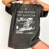 Camiseta Unisex com Padrão Rage Against The Machine, Camiseta Unisex Retro Diária para Exterior, Camiseta Estampada Comemorativa para Fãs - Homens'...