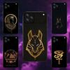Ancient Egypt Ar Phone Case For iPhone 17,16,15,14,13,12,Pro,Max,Plus,E,SE4,Air,Mini Black Soft Box