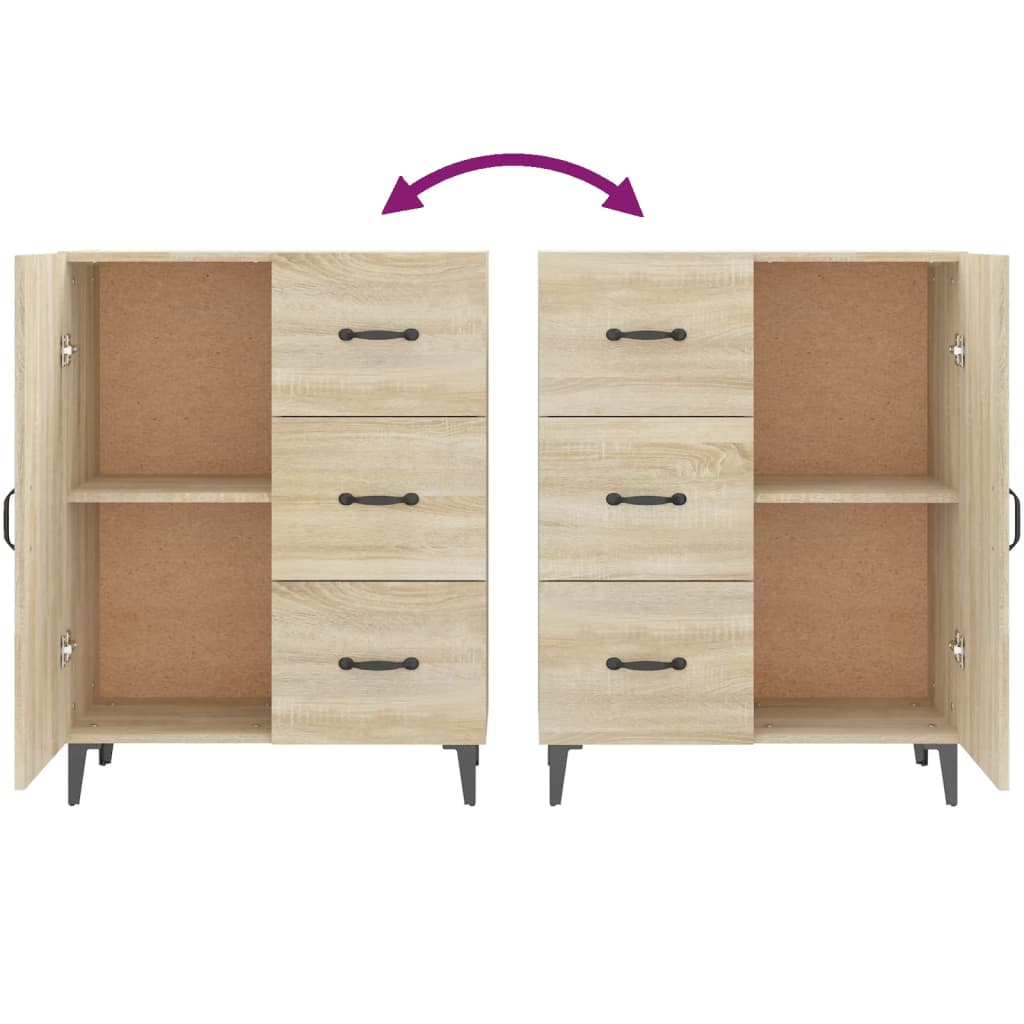 Sideboard Sonoma Oak 69.5 x 34 x 90 cm Particleboard