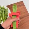 Taglierina per fagioli affilata, grattugia per fagiolini, grattugia per frutta e verdura, sbucciatrice per fagioli, universale, gadget da cucina per la casa