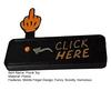 Middle Finger Prank Button Hilarious 3D Printed Surprise Pop-Up Finger Funny Click Here Prank Gift for Adults White Elephant Gag Gift Idea