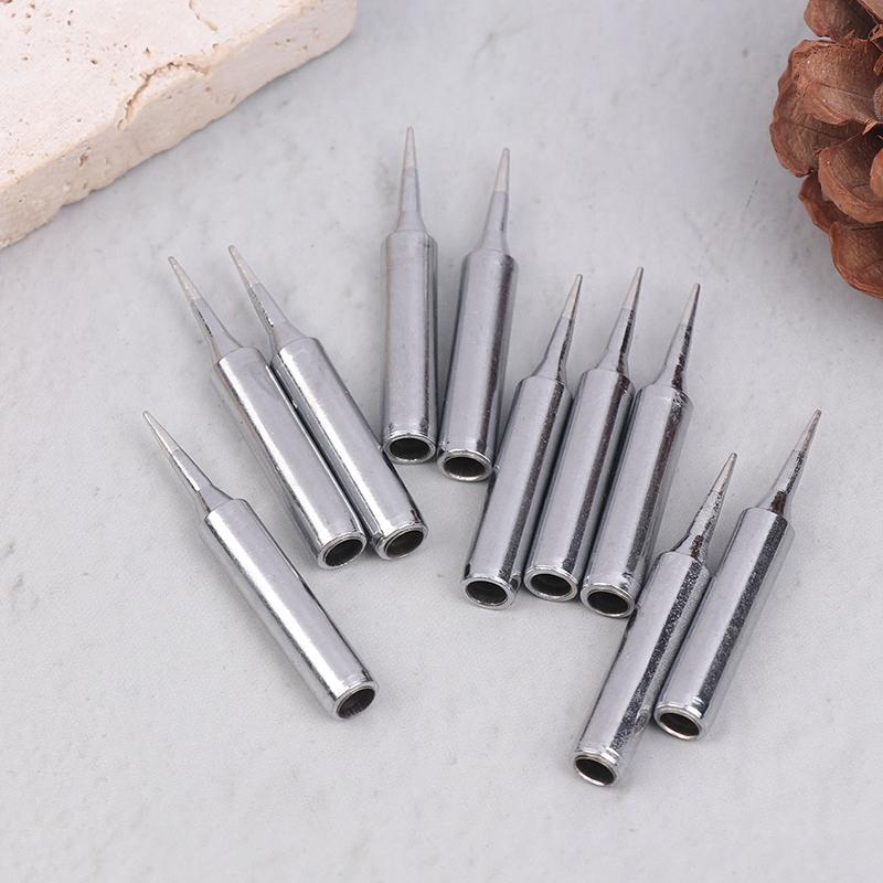 10Pcs 900M-T-I Soldering Replaceent Solder Iron Tips Station Tool Iron Tips Solder Tips Soldering Tips Solder Iron Tips