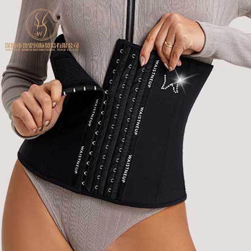 Women Steel Bone Corset Shaper Body Shapewear Control Elasticated Slimming Tummy Belt Latex Waist Trainer