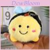 Plush Bee Keychain With Pp Cotton Filling For Bag Decoration And Gift