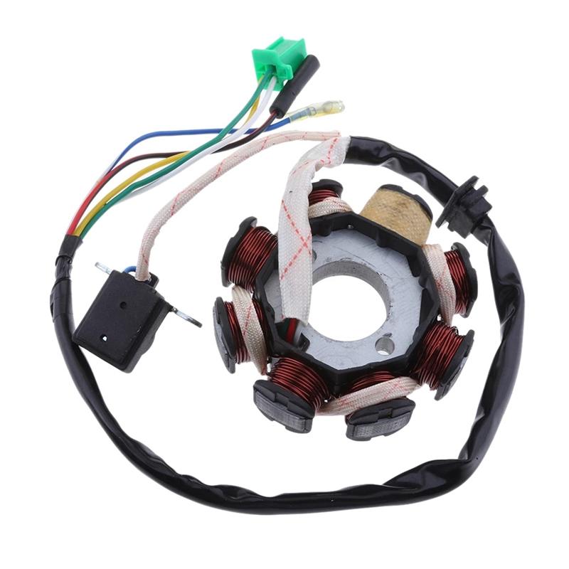 A30F-GY6 Engine Magneto Stator Generator Coil 157QMJ For GY6 Engine 125Cc 150Cc ATV Scooter Accessories