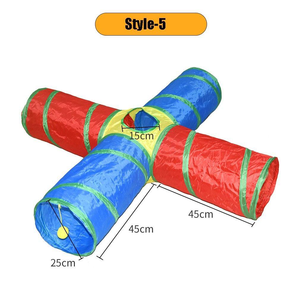 Breathable Cat Tunnel Tube Polyester+Steel Wire Pet Fun Play Toy Portable Cat Nest  Cat
