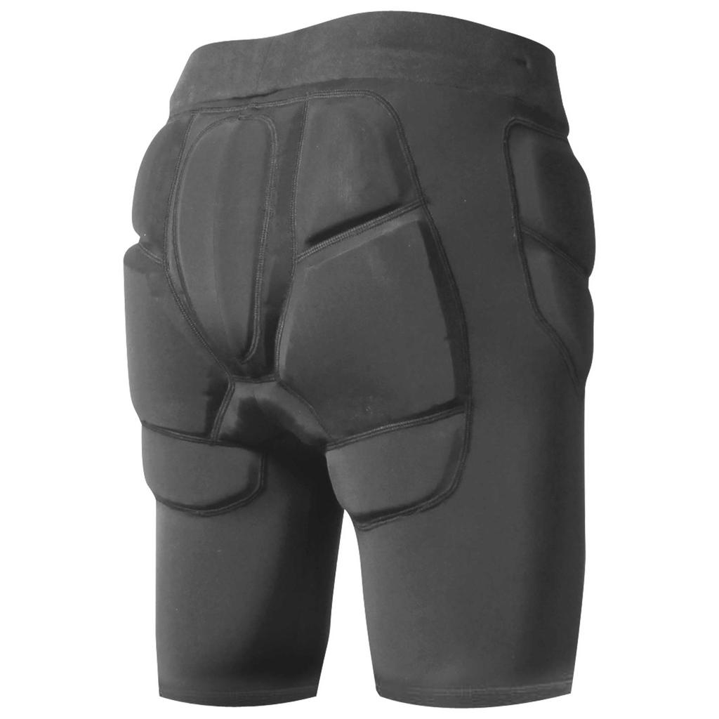 North Peak Hip Protector, Short Type, Unisex, for Snowboarding and Skiing, Maximum 3 Layers, NP-1196 BK L