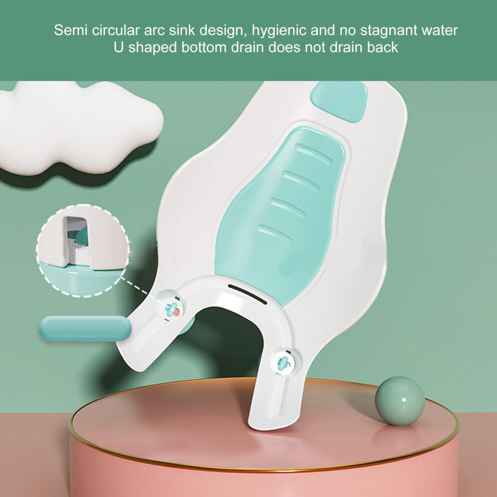 Verstellbarer ergonomischer Baby-Badewannenkissen mit einfachem Ablassdesign