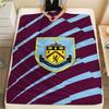 Burnley Fc Print Flannel Blanket, High Quality Comfortable for All Seasons, Home Decor, Warmth and Comfort, Perfect for Christmas Gifts