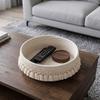 Large Capacity Cosmetic Storage Basket Cotton Rope Sundries Organizer  for Household