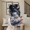Phone Case: 2D Flat Samsung Galaxy A34 A35 M05 M06 S20 S22 S21 FE Plus 5G Protective Case, Couple Style, Doll Starry Sky, Christmas and Halloween Gift