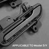 Real Carbon Fiber Car Door Handle Trim Sticker Cover for Tesla Model 3 2017-2024 Model Y -2024 Auto Anti Scratch Protection
