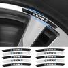 4 buc Autocolante Decorative Stilistice pentru Jante de Butuc Roată Insignă Auto din Aluminiu Pentru BMW M Performance E36 E60 E90 X2 X1 X3 X5 E46 E39 E70 M3 M5 M6