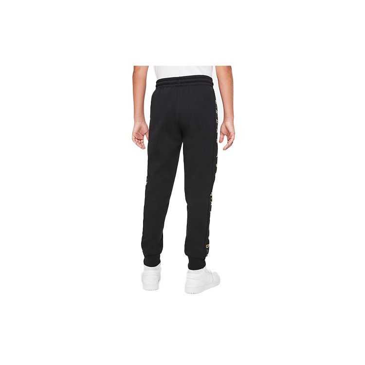 Jordan Logo Print Cuffed Sports Pants Kids bottoms Black DQ3832-010