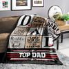 Perfect Gifts To Dad Blankets for Father's Day Mother's Day Anniversary Birthday for Mom Son Daughter Grandpa Grandma Aunt Throw