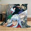 Inuyasha Plush Blanket Soft Comfortable All Seasons blanket Sofa Office Naps blanket Outdoor Travel throw Perfect Gift