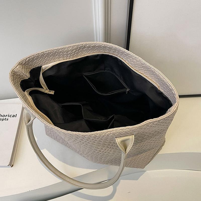 Crocodile Pattern Tote Bag With Large Capacity, Business Casual Portable Women's Shoulder Bag For Teen Girls Women