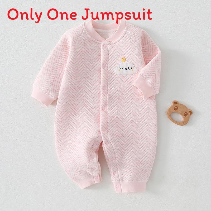 Baby Winter Warmth Cotton Snowsuit With No Bone Design For Newborns And Infants