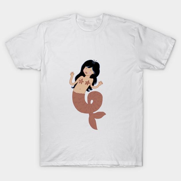 

T Shirt Women A Little Mermaid Harajuku Print Kawaii Tshirt Summer Short Sleeve Female T-Shirt Top Tee