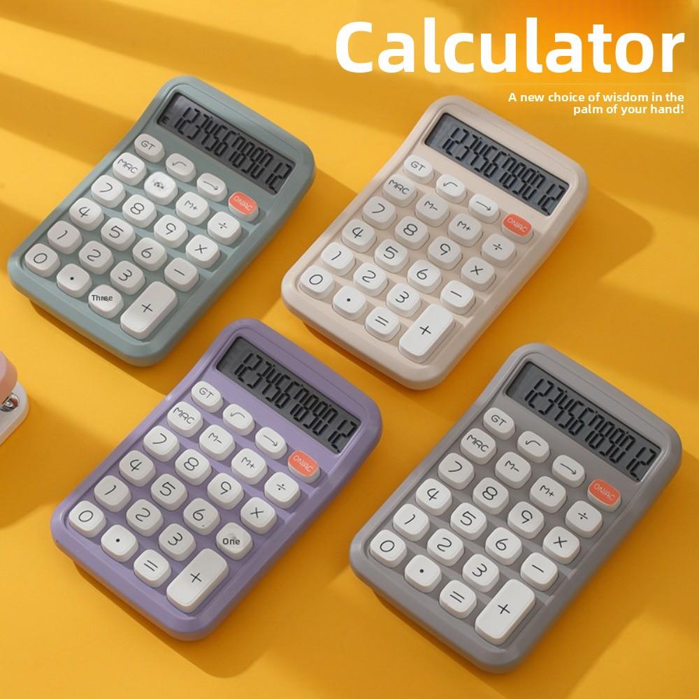 12 Digits Small Calculator Accounting Tools Student Calculator  Office School Supplies