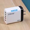 5 In 1 240W USB C Charger Multi Ports High Speed USB Charging Adapter Quick Charging Phone Charger Power Adapter EU/US Plug