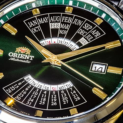 Orient ORIENT Watch Automatic with Manual Wind Perpetual Calendar Green Gold RA-BA0002E10B Men's