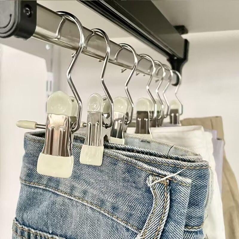 Multifunkční spona Spona na klobouk bez stopy Háček na sušení prádla Větruodolná spona na klobouk s háčkem Clothespin Univerzální úložiště