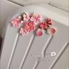 Peach Blossom 3D Car Sticker - Decorative Stereo Flowers for Electric Vehicles