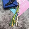 Bag Charms Contrasting Colors Car Keychain Handmade Keychains for Women's Bags Metal Key Ring Accessories couple Samll Gift