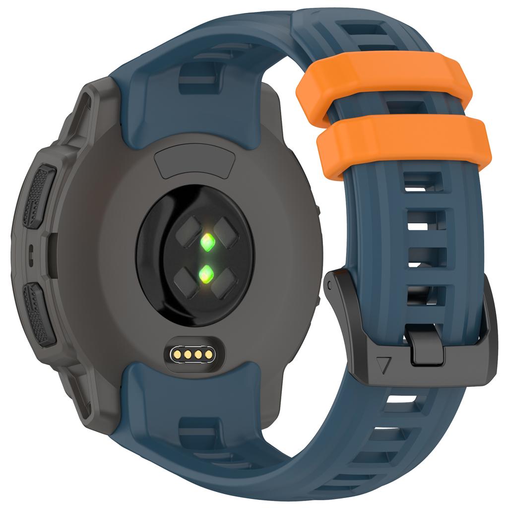 For Garmin Instinct E 45mm Smartwatch Band Breathable Sports Silicone Strap