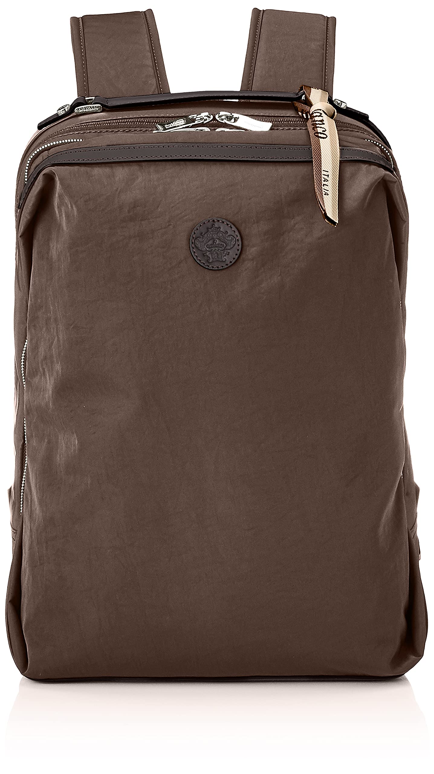 

Rucksack inch PC storage Sempre Light 92391 Dark Brown [Orobianco] [Genuine] A4/13 Men s темно-коричневого кольору
