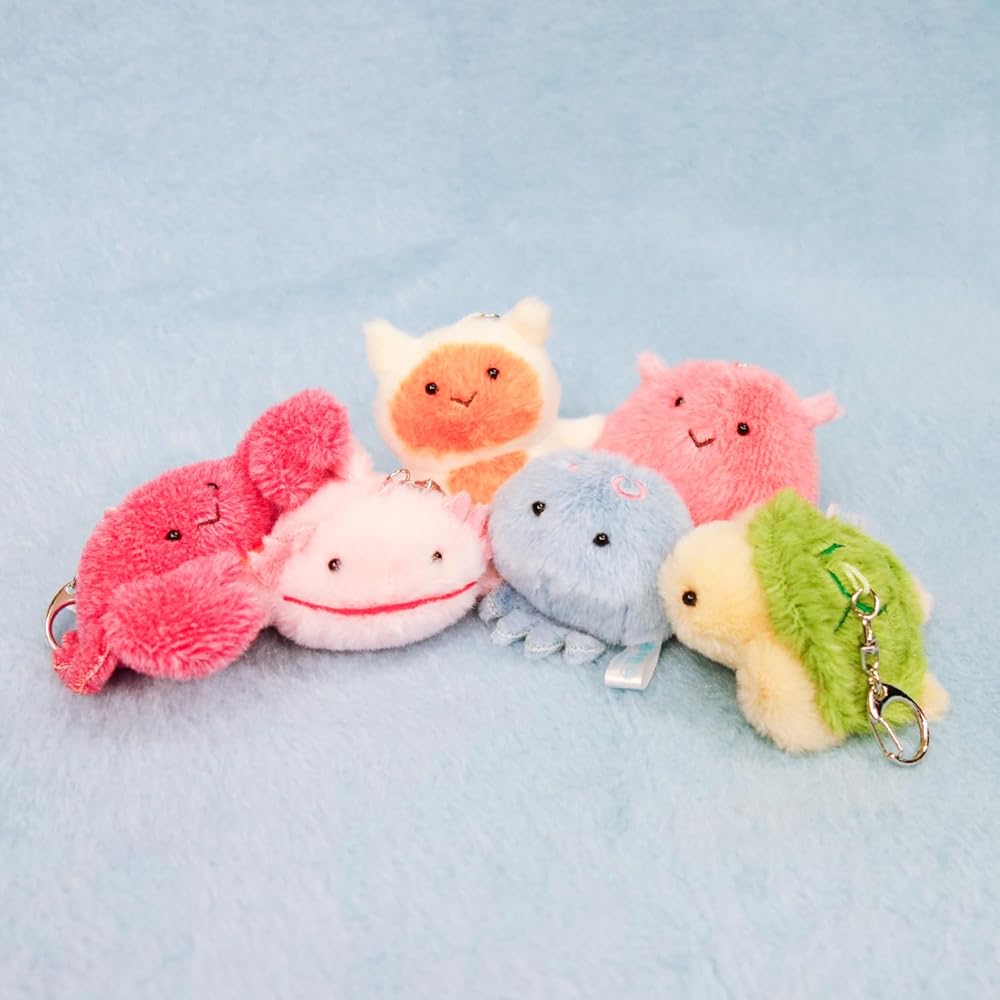 Naito Design Institute Pochamaru Keychain Sea Turtle Cute Design 3D PVC