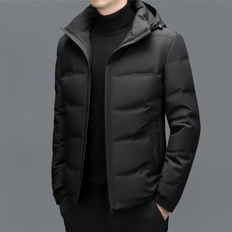 Thickened and Velvet Extreme Cold Warm Down Jacket Men's Short Winter New Men's Duck Down Jacket